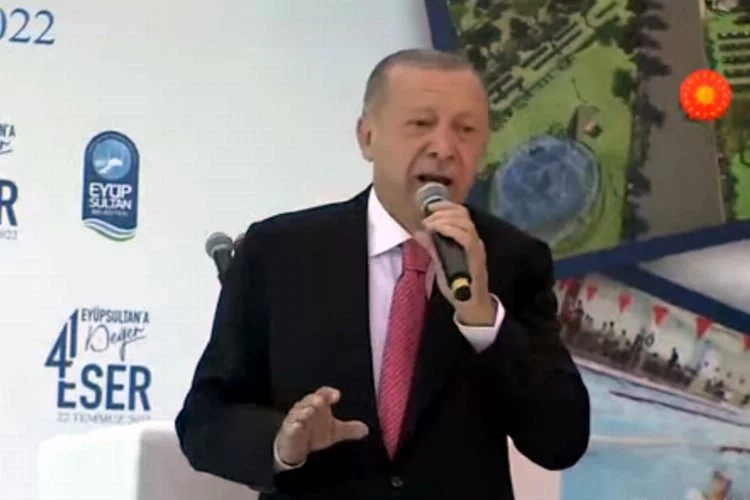 Cumhurbaşkanı Erdoğan'dan İstanbul Eyüpsultan'da 41 esere toplu açılış