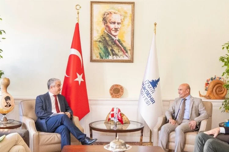Danimarka Büyükelçisi’nden Başkan Soyer’e ziyaret