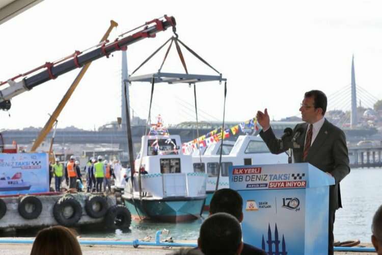 İstanbul’da Deniz Taksiler’den 8’i suya indi