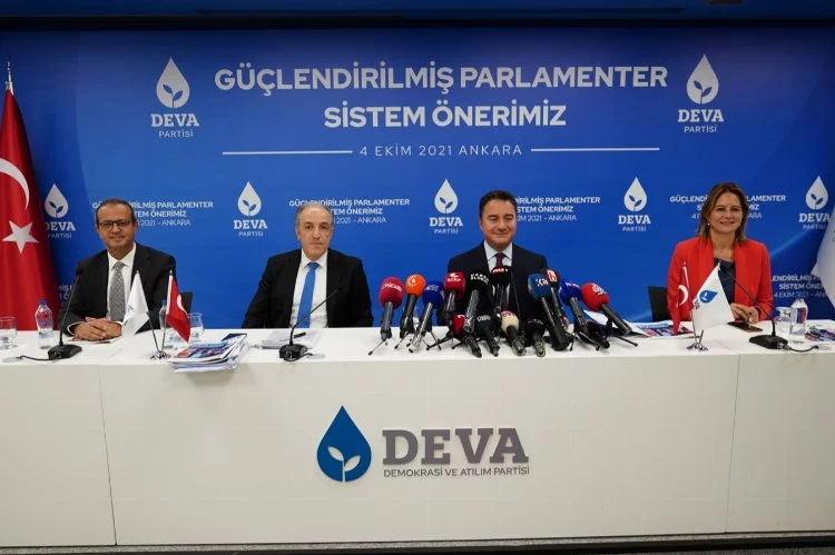 DEVA'dan 'Güçlendirilmiş Parlamenter Sistem' önerisi