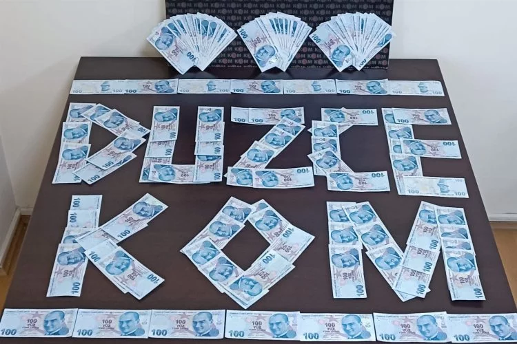 Düzce'de piyasaya sahte para süren kişi tutuklandı