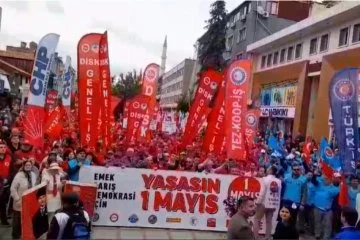 Edirne'de 1 Mayıs kutlamaları