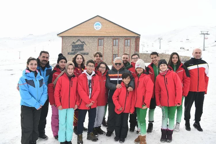 Erciyes Kayak Okulu'na Büyükkılıç'tan ziyaret