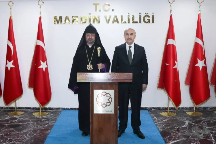 Ermeni Patrik Maşalyan'dan Vali Demirtaş’a ziyaret