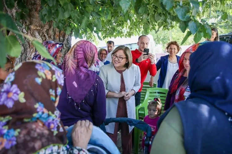Gaziantep'te Başkan Şahin'den kırsal mahallelere ziyaret