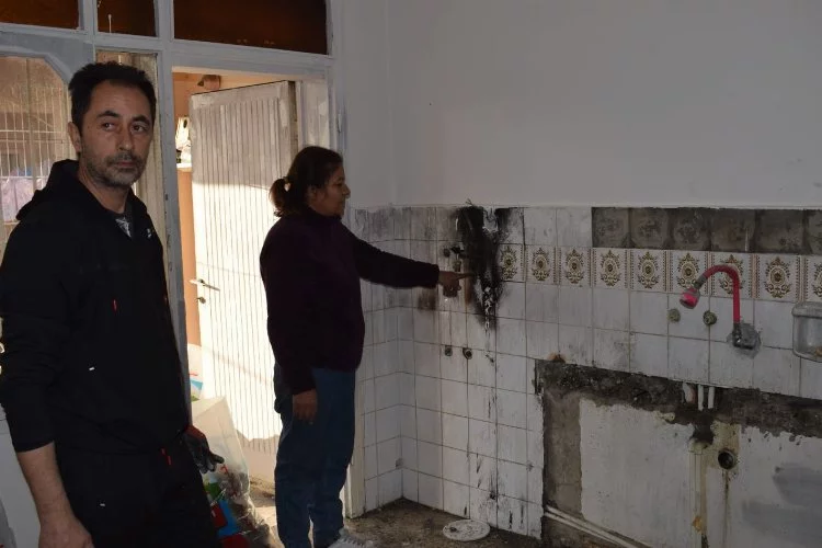 Hatay'da evi yanan aileye 'Büyük' destek