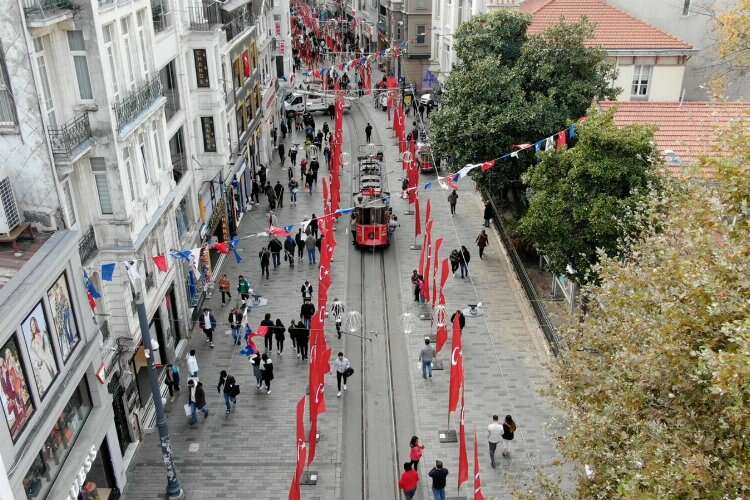 İstanbul İstiklal Caddesi'nde yeni tedbirler - 06/12/2022