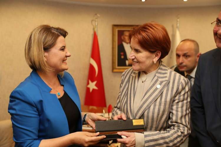 İYİ Parti Genel Başkanı Meral Akşener Başkan Hürriyet’i ziyaret etti