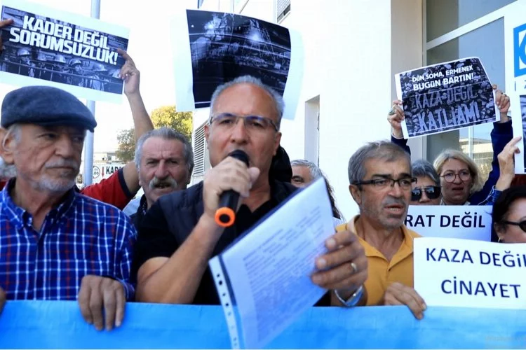 İzmir Güzelbahçe’den Bartın protestosu