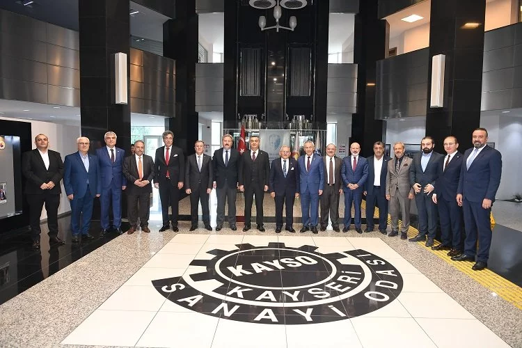 Kayseri'de Oda başkanlarına başkanlardan ziyaret