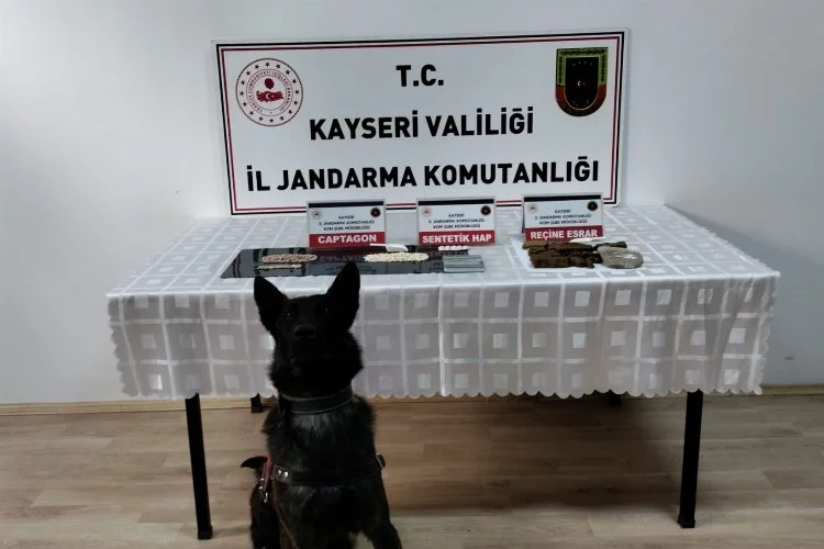 Kayseri Kocasinan'da Jandarma'dan uyuşturucu operasyonu