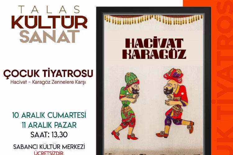 Kayseri Talas'ta Karagöz heyecanı