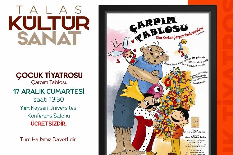 Kayseri Talas'ta kültür sanat şöleni