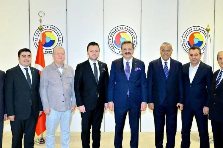 Keşan TSO’dan TOBB Başkanı M. Rifat Hisarcıklıoğlu’na ziyaret