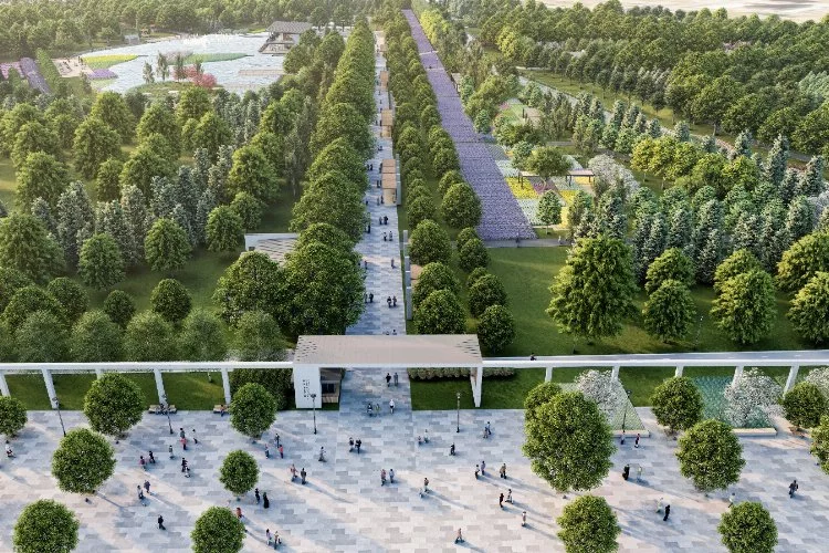 Malatya'da 2023 yılında tamamlanacak olan 100.yıl parkının yer teslimi yapıldı