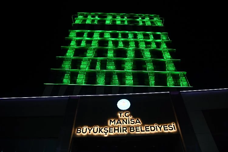 Manisa Büyükşehir, Çölyaklılar için yeşil renge büründü