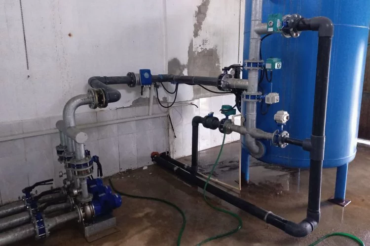 Manisa Gördes'te içme suyu arıtma tesisi sorunsuz çalışıyor