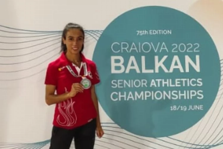 Mardinli milli atlet Fatma Arık'tan gümüş madalya