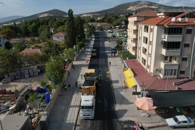 Muğla'da Yatağan Mehmet Özcan Caddesi asfaltlandı