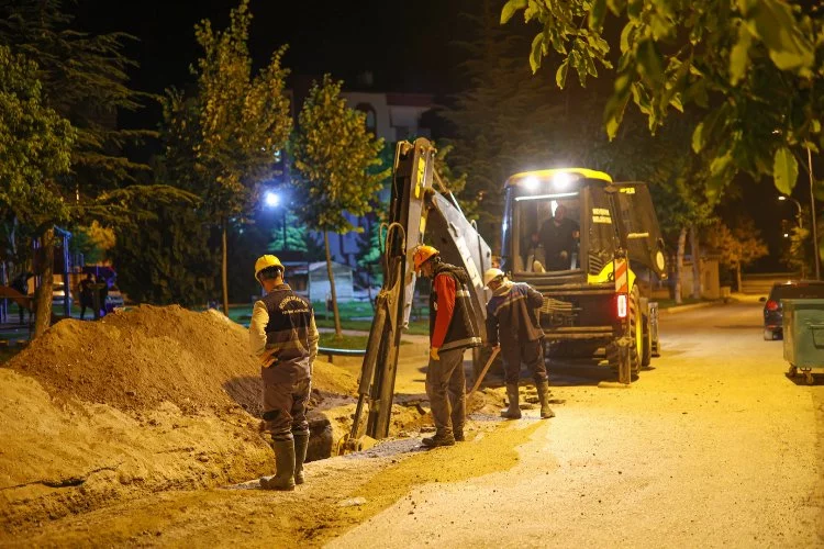 Nevşehir Belediyesi gece gündüz çalışıyor