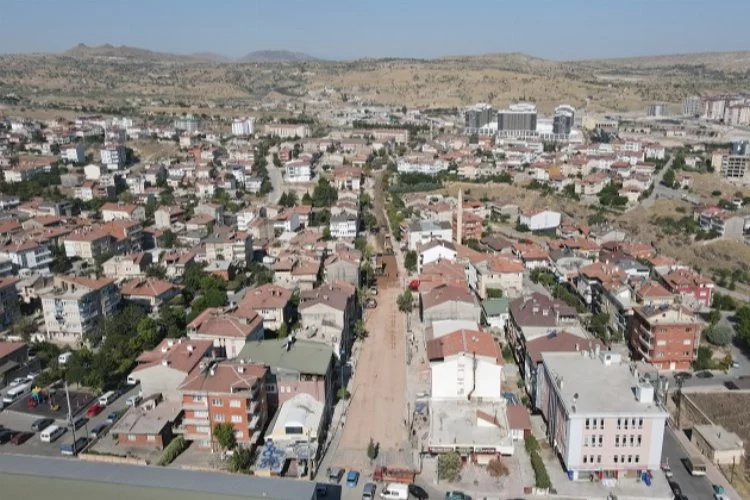 Nevşehir Belediyesi'nden üst yapı çalışması tam gaz