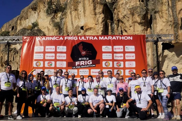 OEDAŞ 50 çalışanıyla Frig Ultra Maratonu’nda