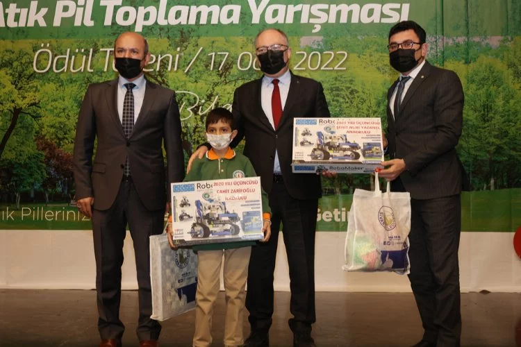 Sivas'ta Atık Pil Toplama Kampanyası ödülleri sahiplerini buldu
