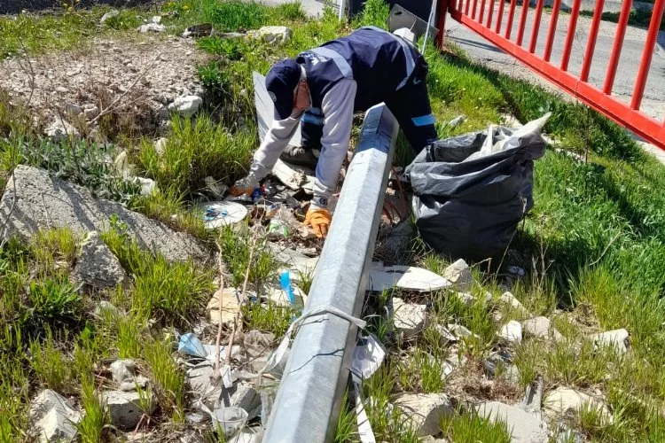 Tekirdağ Malkara'da temizlik çalışmaları devam ediyor