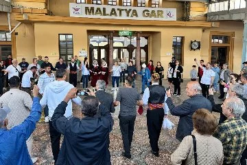 Turistik trenin ilk durağı Malatya