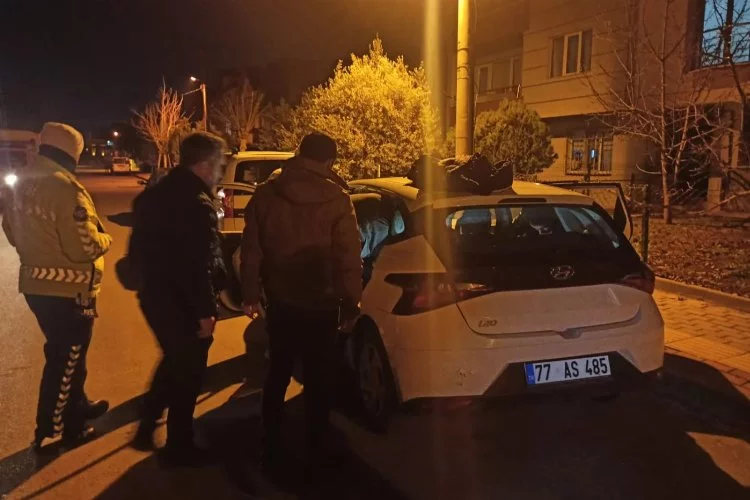 Yalova'dan çalınan aracı Orhangazi polisi yakaladı